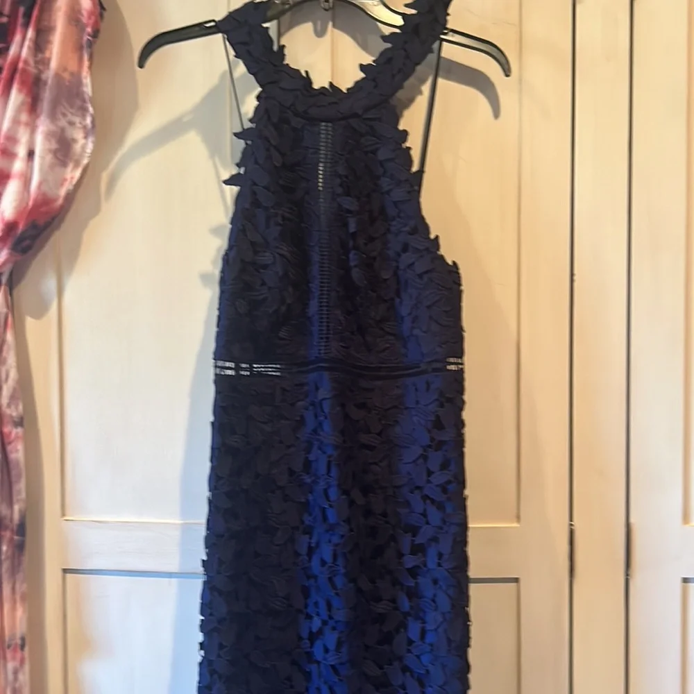 NWT BARDOT gemma dress in blue ink size 6/small - Picture 10 of 16
